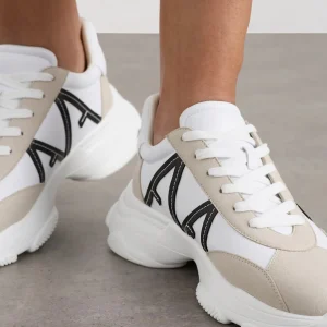 Cheap Aje ATHLETICA A.A Logo Sneaker 957 Rice White / White