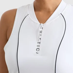 New Aje ATHLETICA Active Tennis Dress White/Black Logo