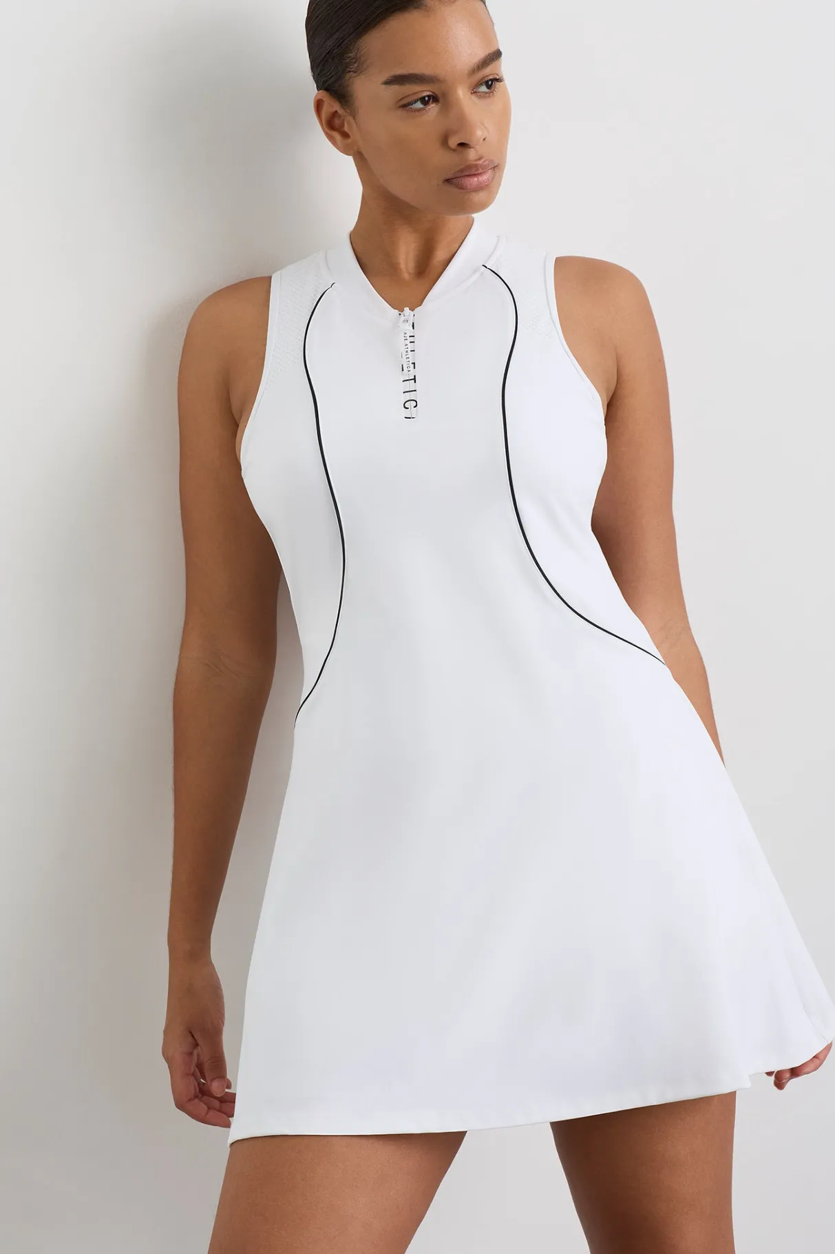 active_tennis_dress_8.webp New Aje ATHLETICA Active Tennis Dress White/Black Logo