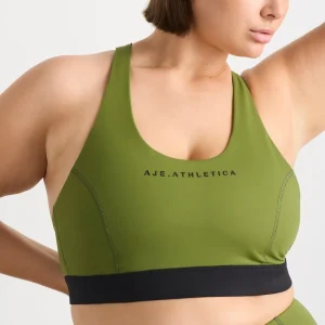 Outlet Aje ATHLETICA Adjustable Bra 330 Evergreen Black
