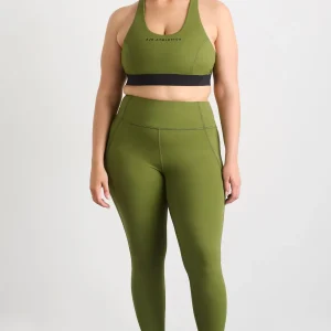Outlet Aje ATHLETICA Adjustable Bra 330 Evergreen Black
