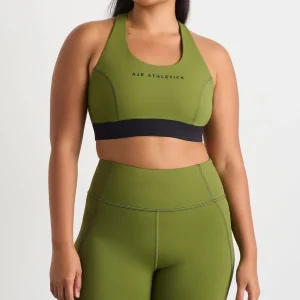 Outlet Aje ATHLETICA Adjustable Bra 330 Evergreen Black