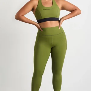Outlet Aje ATHLETICA Adjustable Bra 330 Evergreen Black