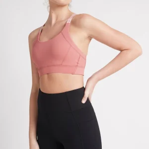 Online Aje ATHLETICA Adjustable Strap Logo Tape Sports Bra 321 Rose Pink/Rose Quartz