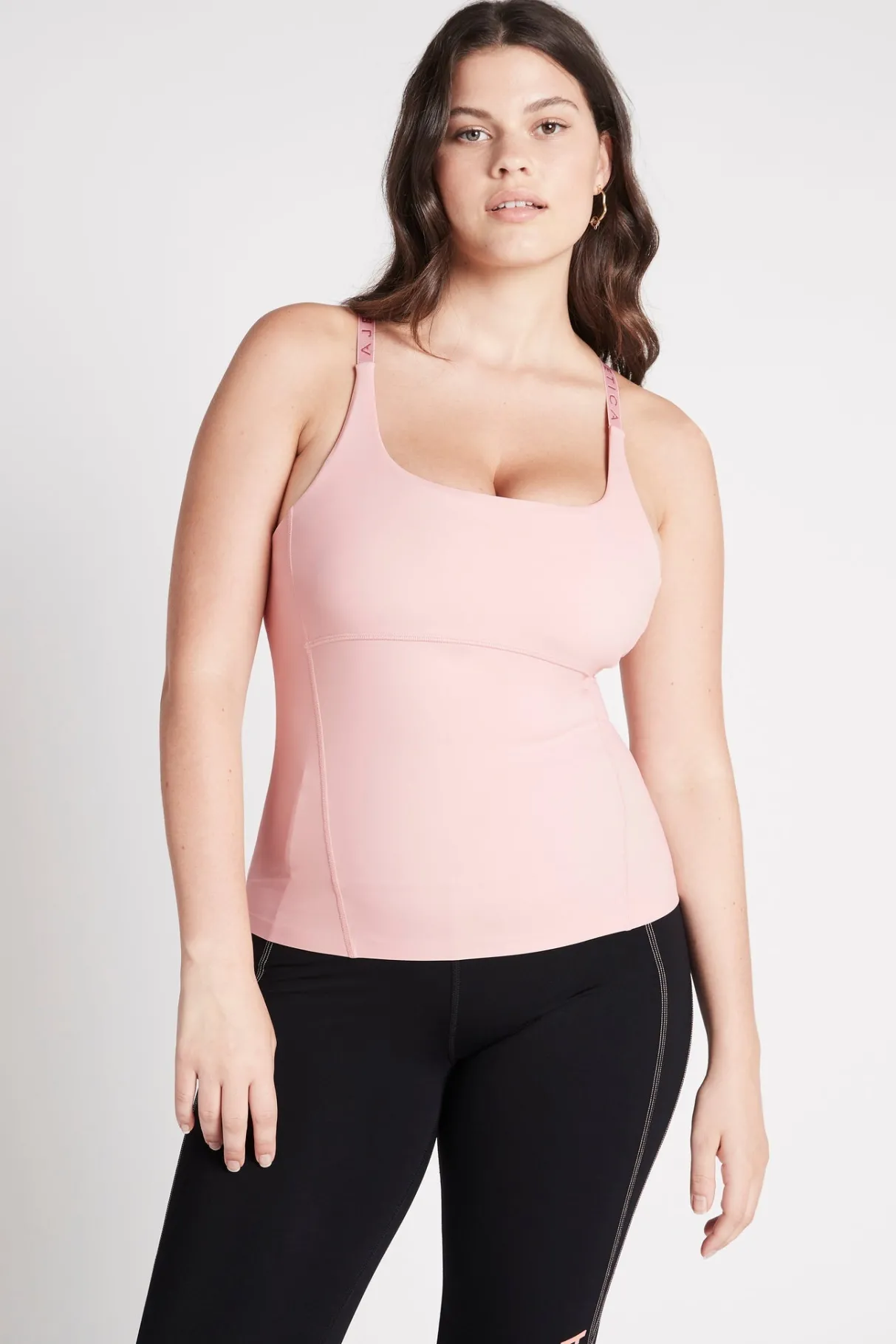 adjustable_strap_racerback_tank__5.webp Best Aje ATHLETICA Adjustable Strap Racerback Tank 117 Rose Quartz