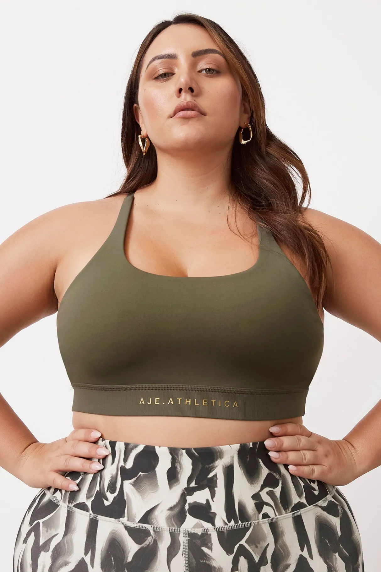 adjustable_strap_ribbed_cross_back_sports_bra__13.webp Hot Aje ATHLETICA Adjustable Strap Ribbed Cross Back Sports Bra 322 Forest Green