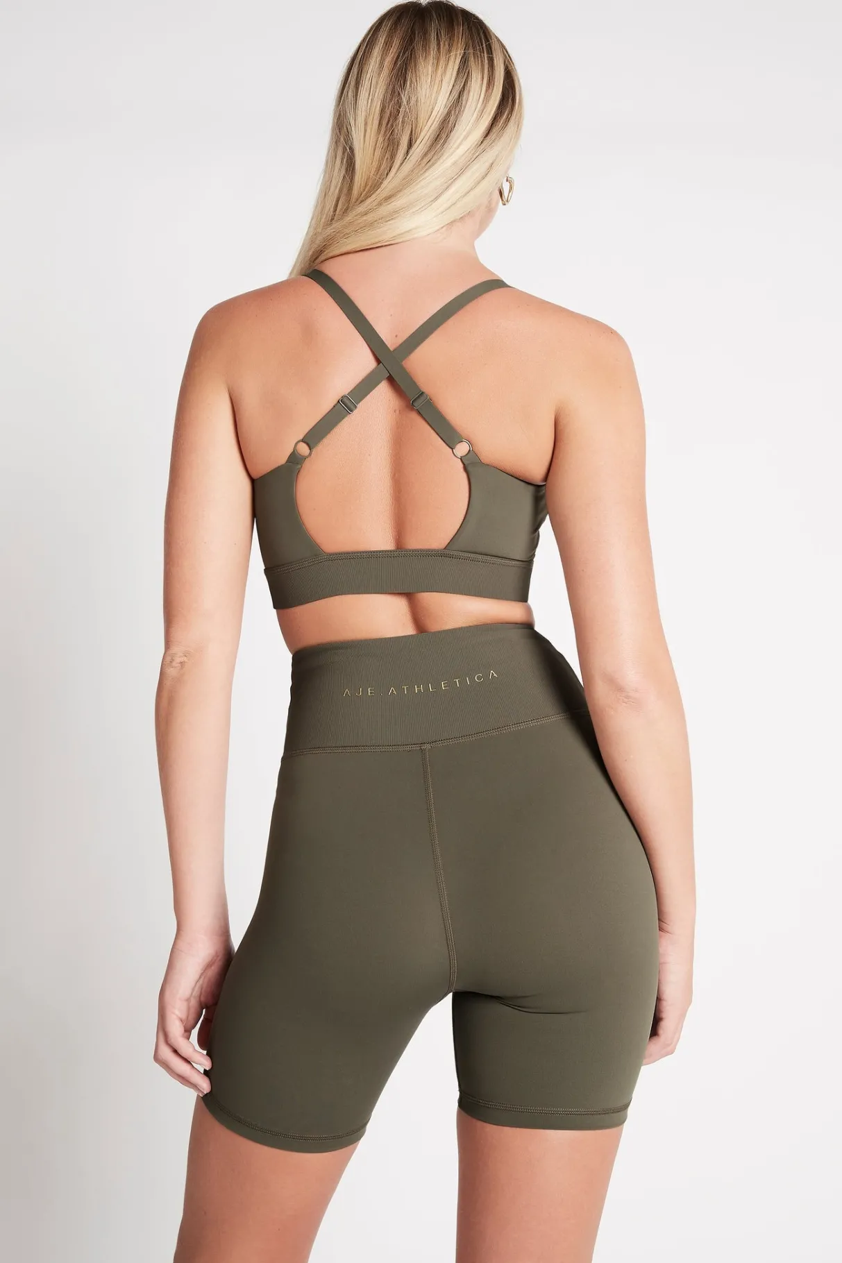 adjustable_strap_ribbed_cross_back_sports_bra__4.webp Hot Aje ATHLETICA Adjustable Strap Ribbed Cross Back Sports Bra 322 Forest Green