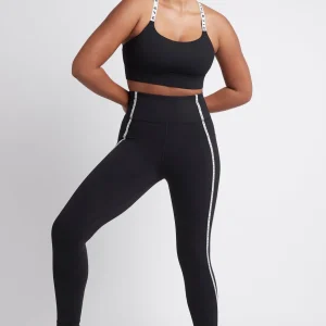 Fashion Aje ATHLETICA Adjustable Strap Sports Bra 308 Black/White