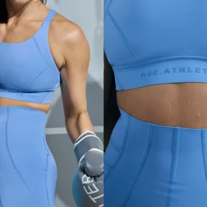 Store Aje ATHLETICA Adjustable Strap Sports Bra 321 Cerulean Blue