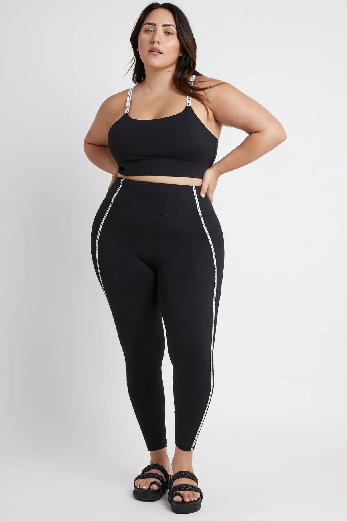 adjustable_strap_sports_bra__15-1.webp Fashion Aje ATHLETICA Adjustable Strap Sports Bra 308 Black/White