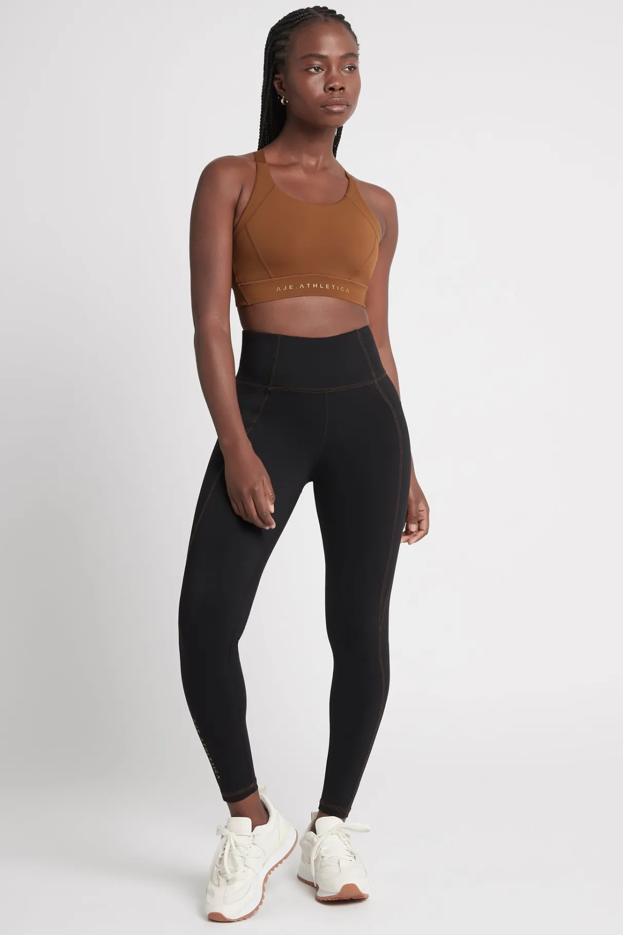 adjustable_strap_sports_bra__3-1.webp Cheap Aje ATHLETICA Adjustable Strap Sports Bra 321 Coffee/Gold