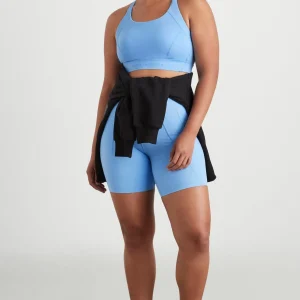 Store Aje ATHLETICA Adjustable Strap Sports Bra 321 Cerulean Blue