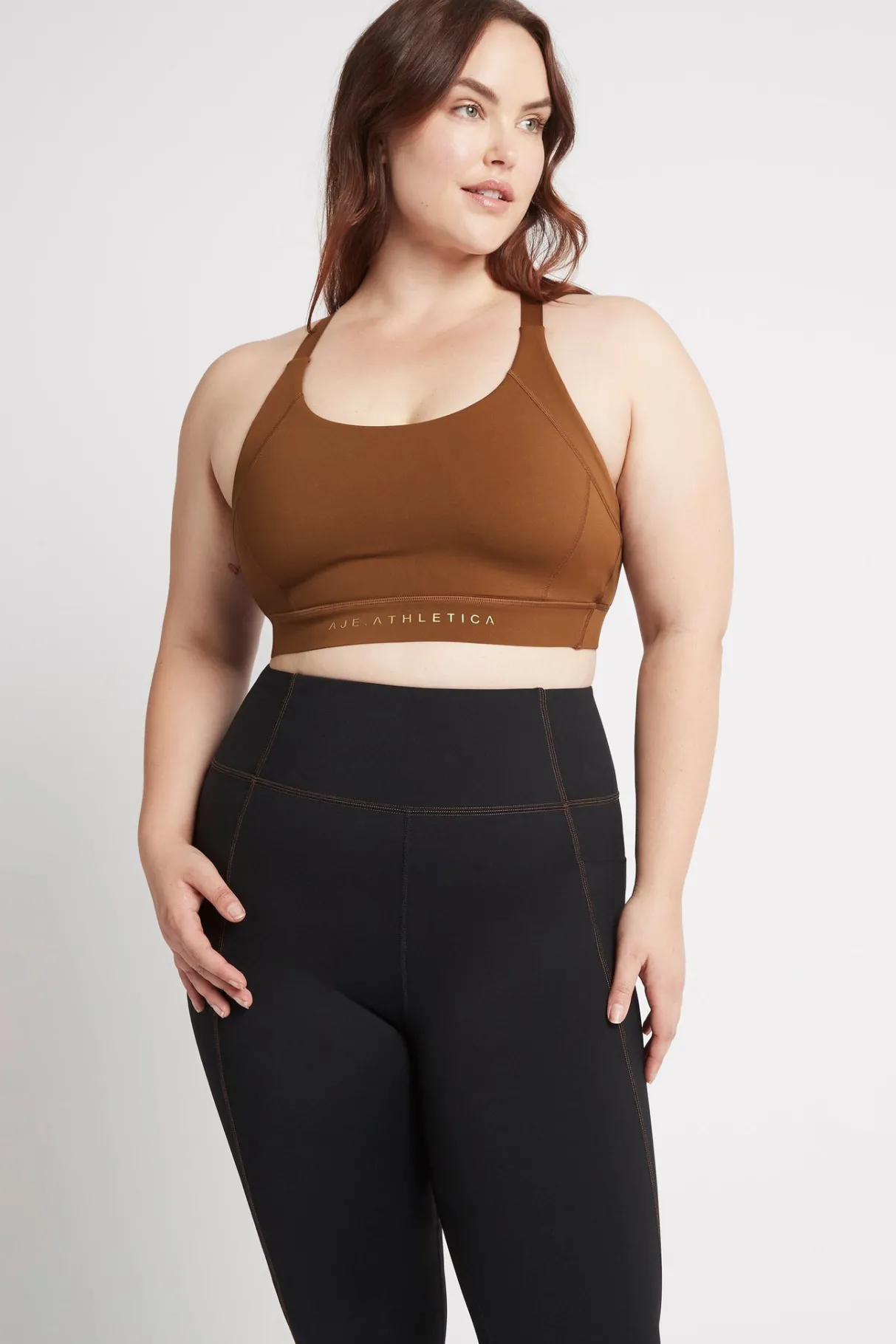 adjustable_strap_sports_bra__9-1.webp Cheap Aje ATHLETICA Adjustable Strap Sports Bra 321 Coffee/Gold