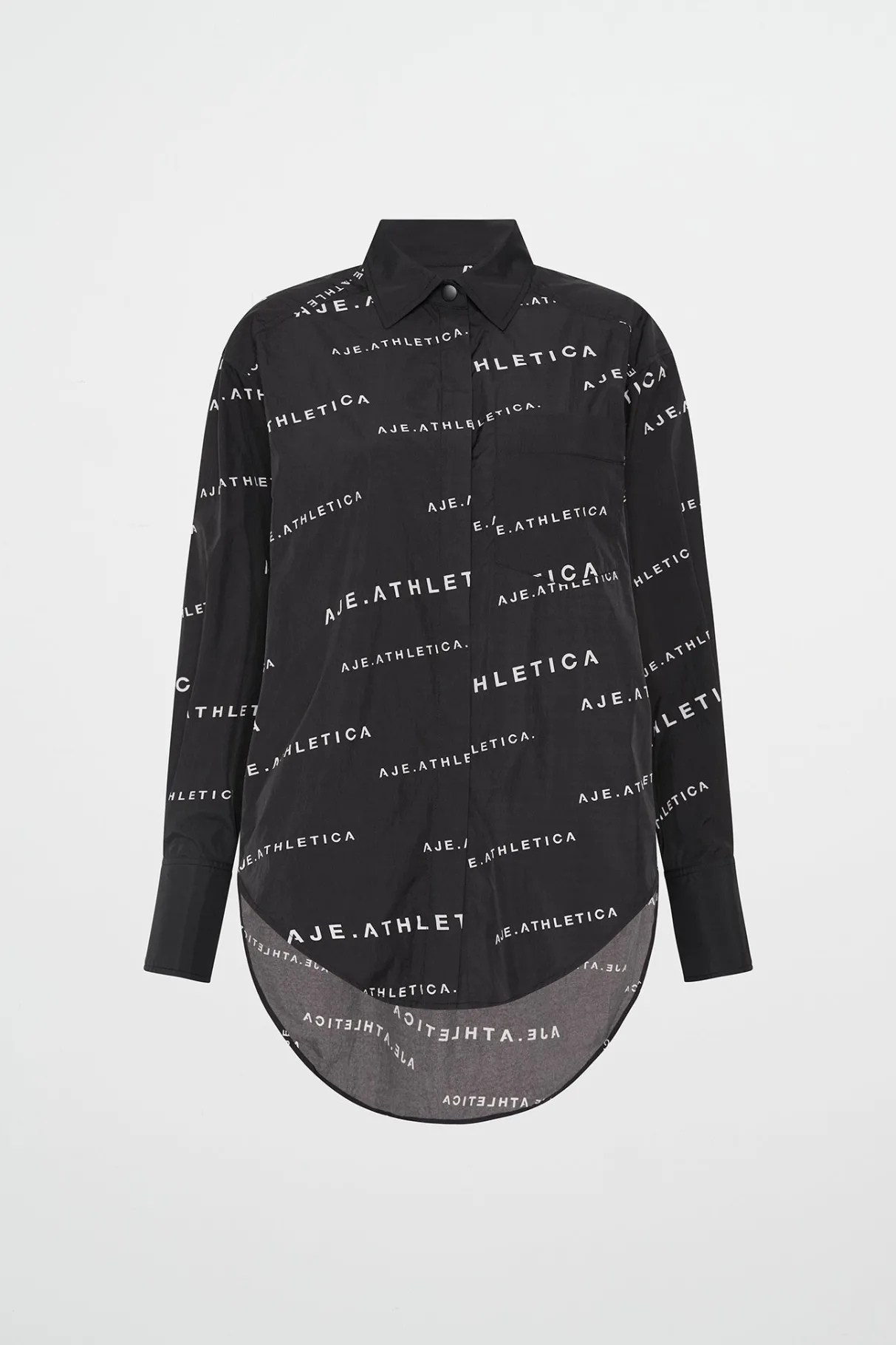 all_over_logo_spray_shirt__1.webp Discount Aje ATHLETICA All Over Logo Spray Shirt 406 Black/White