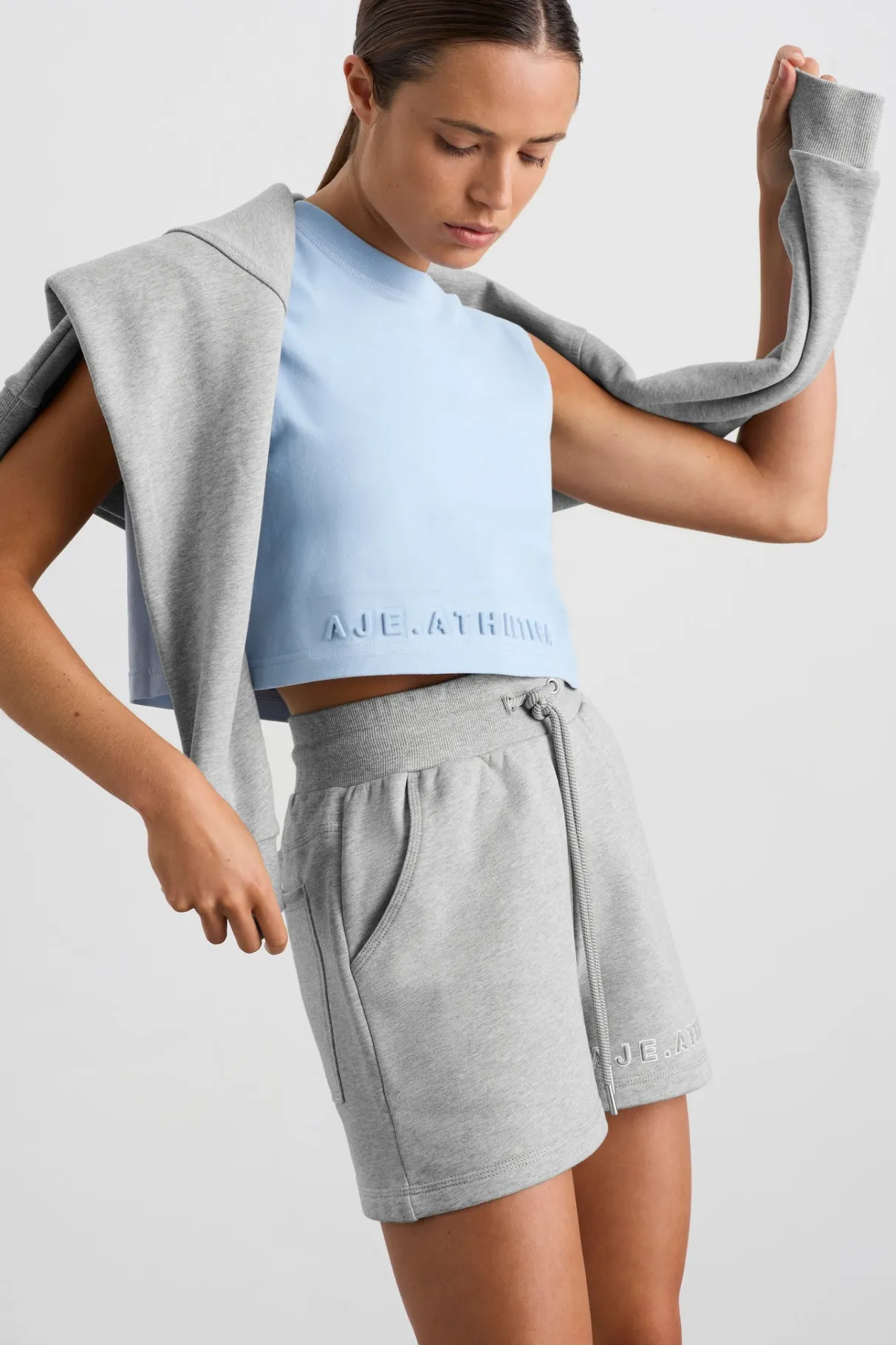 all_rounder_sweat_shorts__3.webp Flash Sale Aje ATHLETICA All Rounder Sweat Shorts 616 Grey Marle