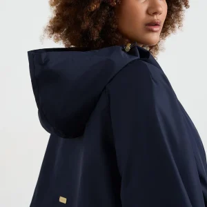 Fashion Aje ATHLETICA Anorak Spray Coat 766 Galaxy Blue