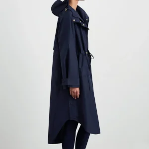 Fashion Aje ATHLETICA Anorak Spray Coat 766 Galaxy Blue