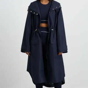 Fashion Aje ATHLETICA Anorak Spray Coat 766 Galaxy Blue
