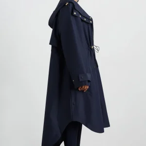 Fashion Aje ATHLETICA Anorak Spray Coat 766 Galaxy Blue