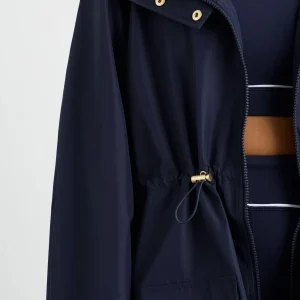 Fashion Aje ATHLETICA Anorak Spray Coat 766 Galaxy Blue