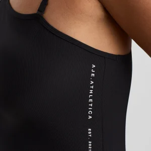 New Aje ATHLETICA Asymmetric Catsuit 812 Black
