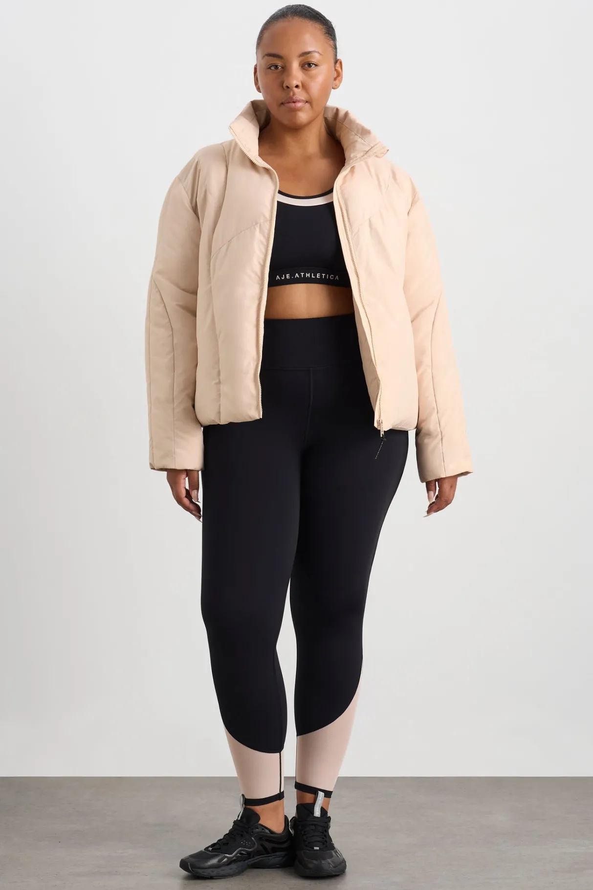 asymmetric_panel_puffer__14.webp Cheap Aje ATHLETICA Asymmetric Panel Puffer 756 Light Blush