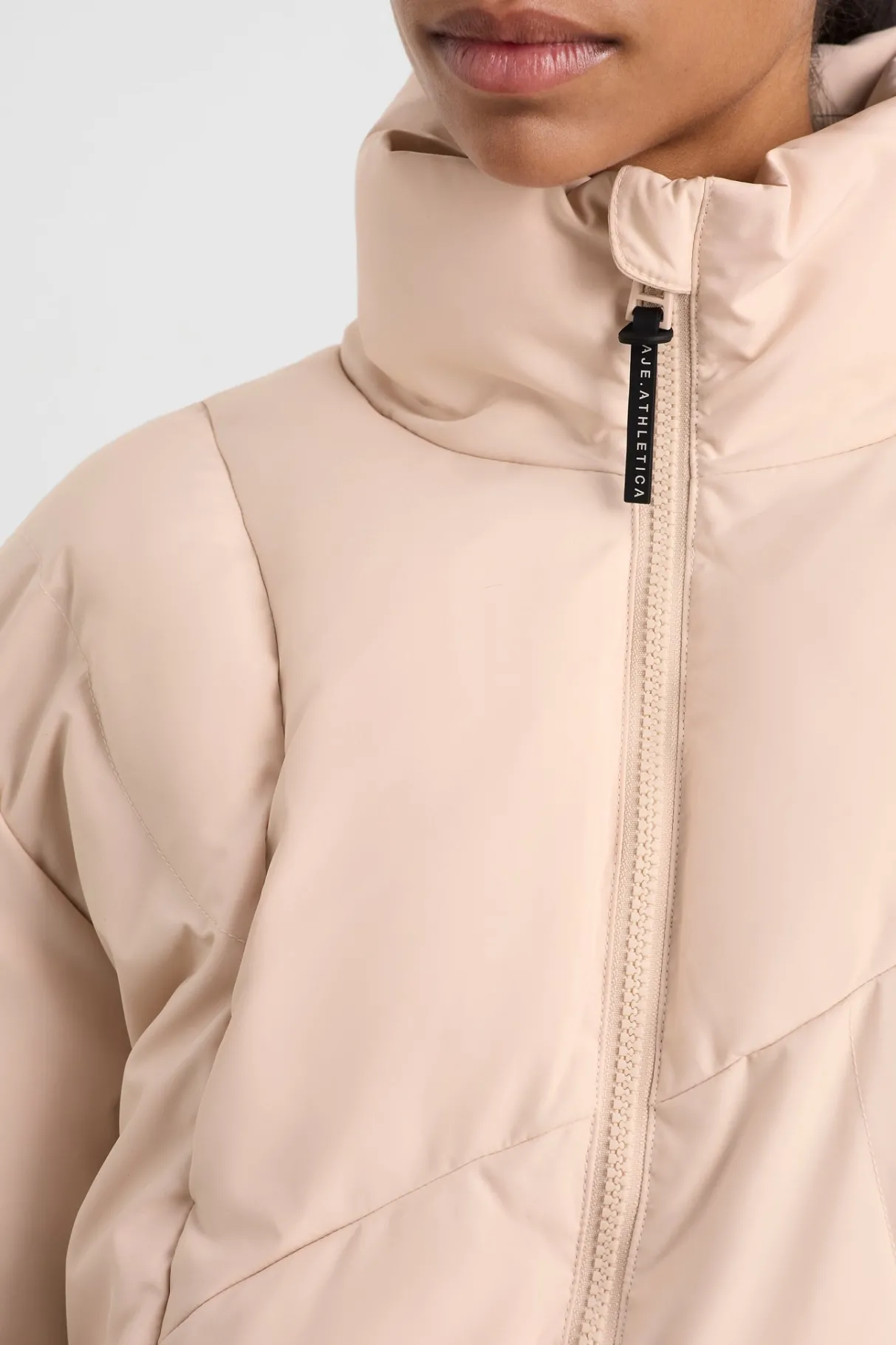 asymmetric_panel_puffer__3.webp Cheap Aje ATHLETICA Asymmetric Panel Puffer 756 Light Blush
