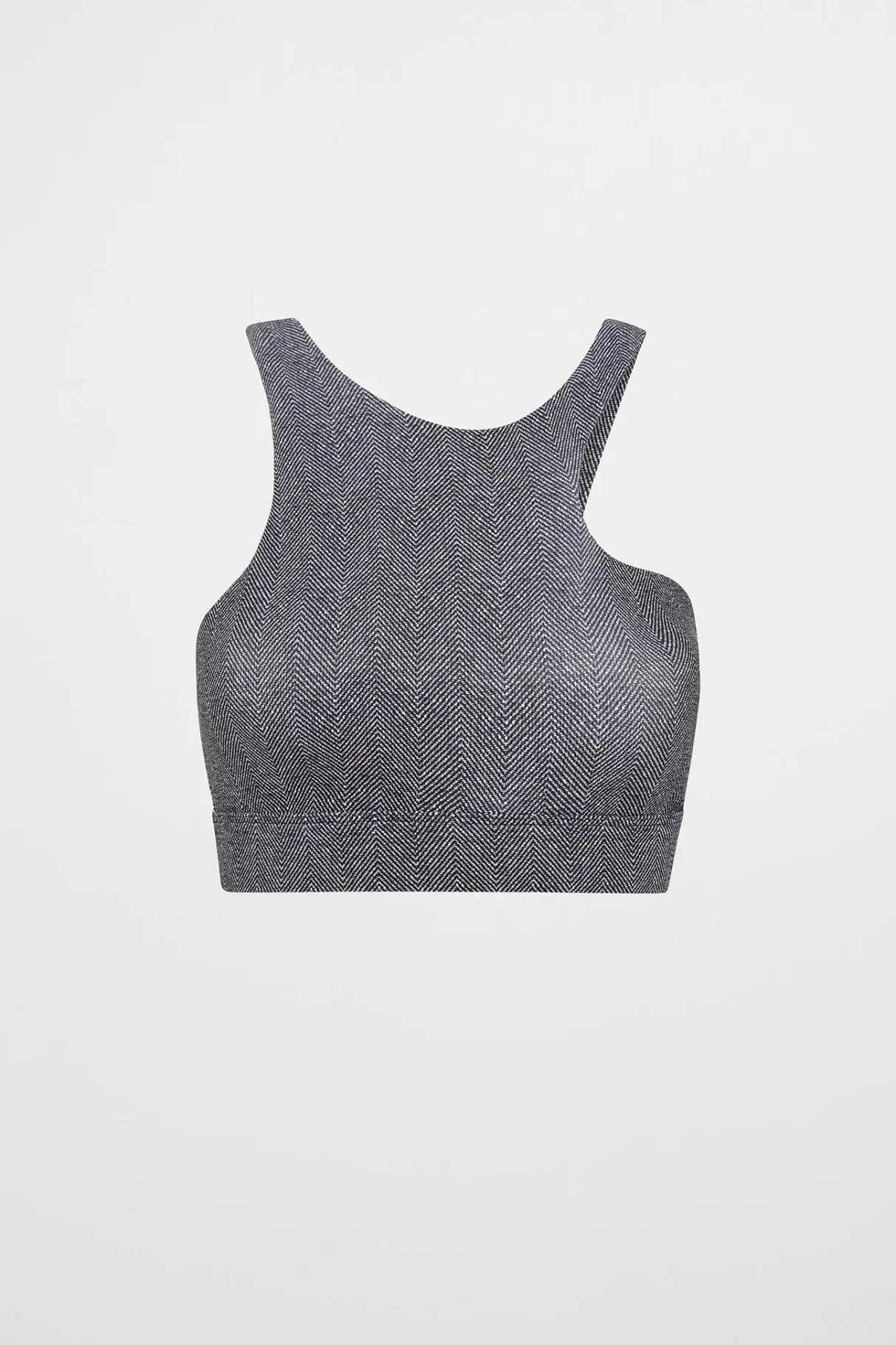 asymmetric_racer_sports_bra__1.webp Store Aje ATHLETICA Asymmetric Racer Sports Bra 382 Herringbone Print