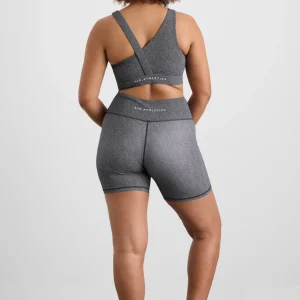 Store Aje ATHLETICA Asymmetric Racer Sports Bra 382 Herringbone Print