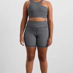 Store Aje ATHLETICA Asymmetric Racer Sports Bra 382 Herringbone Print