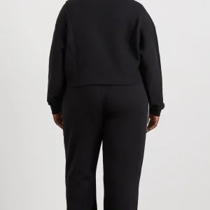 Outlet Aje ATHLETICA Batwing Crop Crew Jumper 413 Black