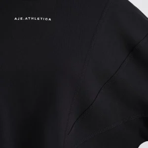 Outlet Aje ATHLETICA Batwing Crop Crew Jumper 413 Black