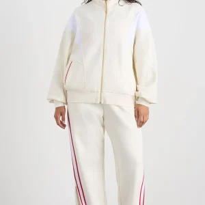 Sale Aje ATHLETICA Batwing Track Jacket 725 Ecru