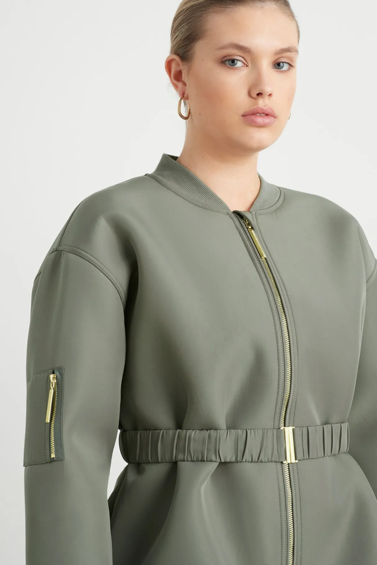 belted_jacket__8.webp New Aje ATHLETICA Belted Jacket 722 Midnight Grey/Gold