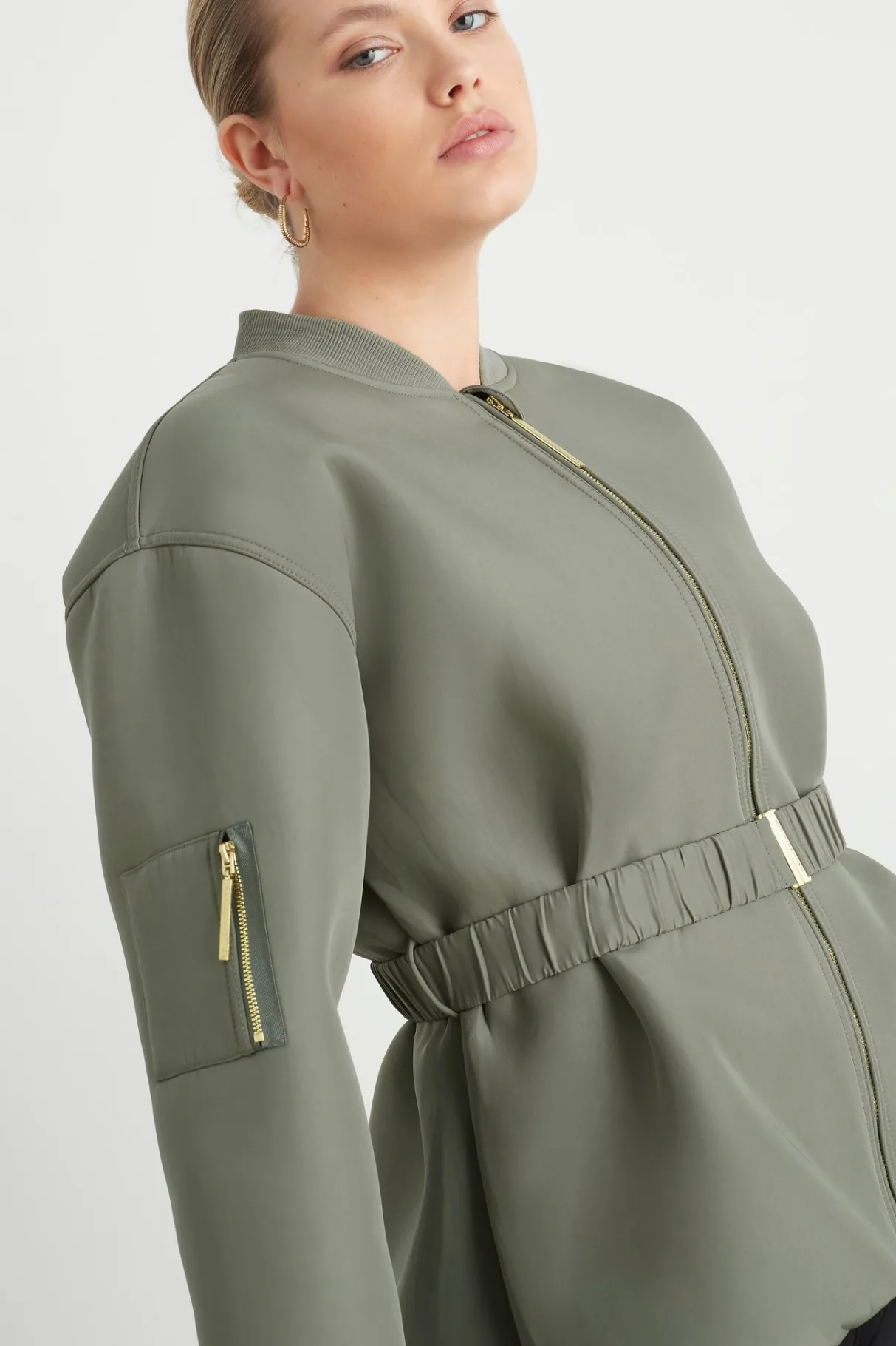 belted_jacket__9.webp New Aje ATHLETICA Belted Jacket 722 Midnight Grey/Gold