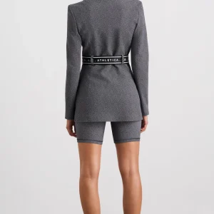 Flash Sale Aje ATHLETICA Belted Logotape Blazer 713 Herringbone Print