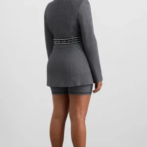 Flash Sale Aje ATHLETICA Belted Logotape Blazer 713 Herringbone Print