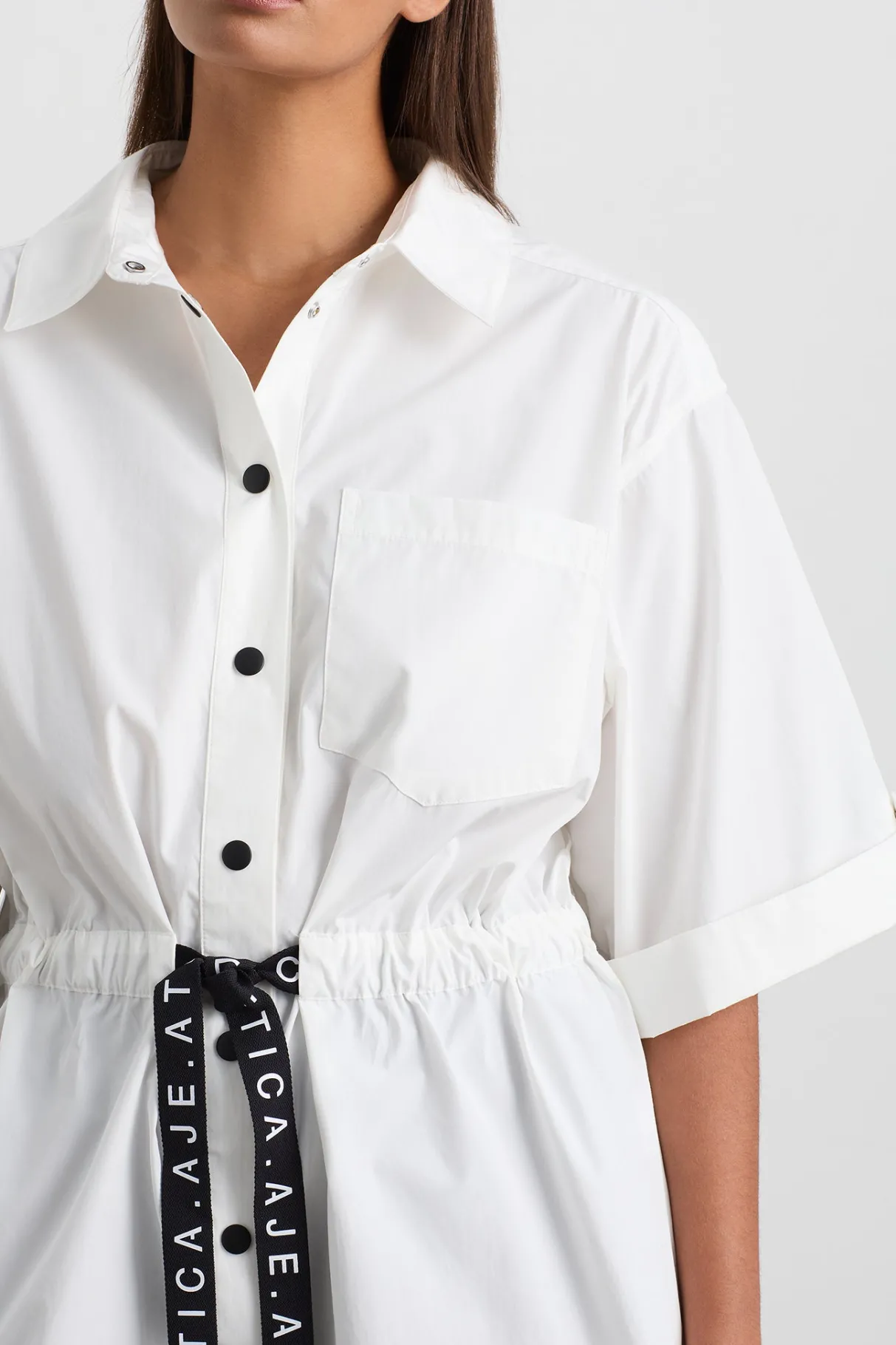 belted_short_sleeve_shirt__8.webp Sale Aje ATHLETICA Belted Short Sleeve Shirt 433 White