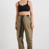 Cheap Aje ATHLETICA Belted Windbreak Pant 502 Soft Khaki Black