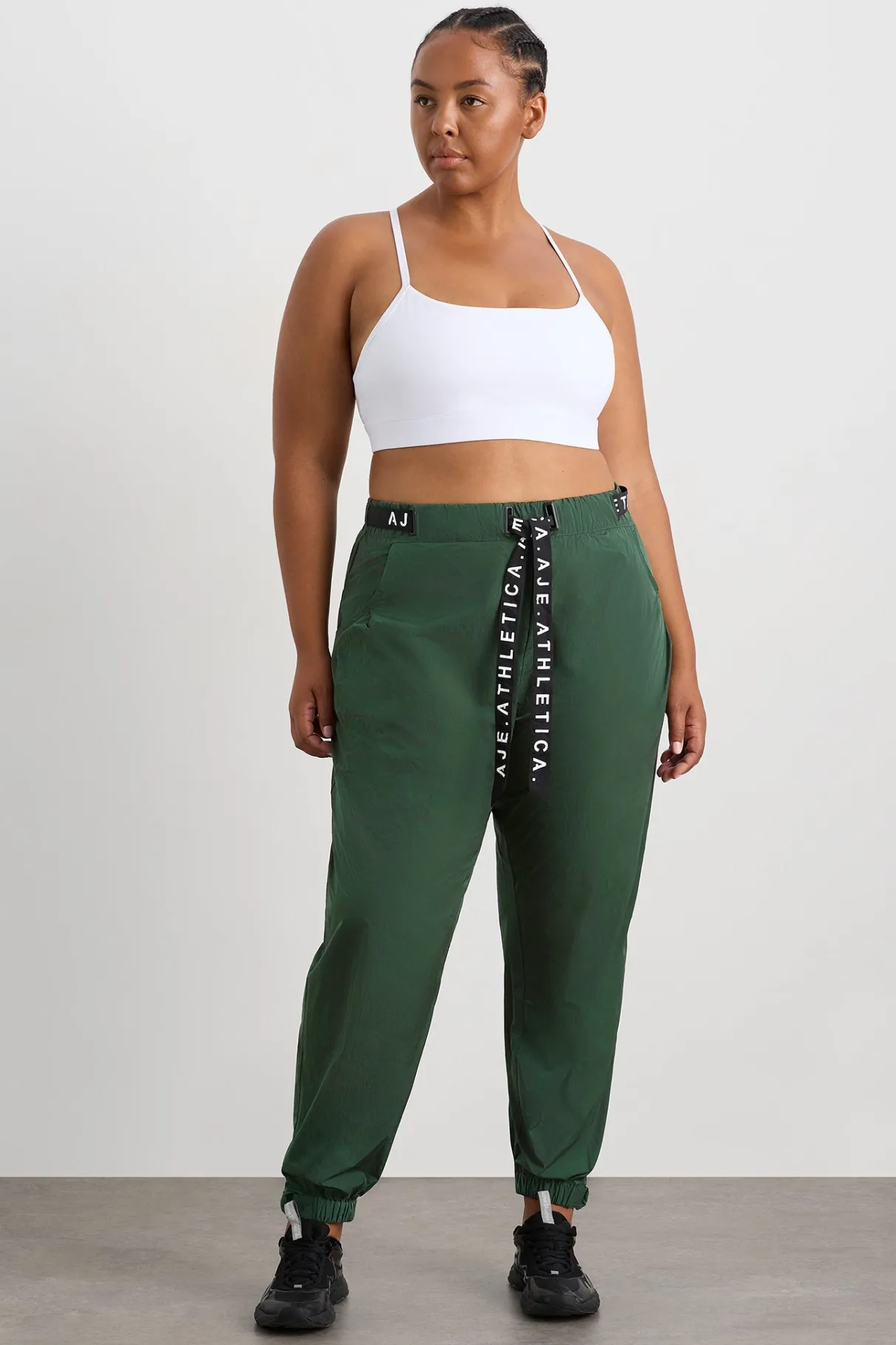 belted_windbreak_pant__11-1.webp Fashion Aje ATHLETICA Belted Windbreak Pant 502 Pine Green