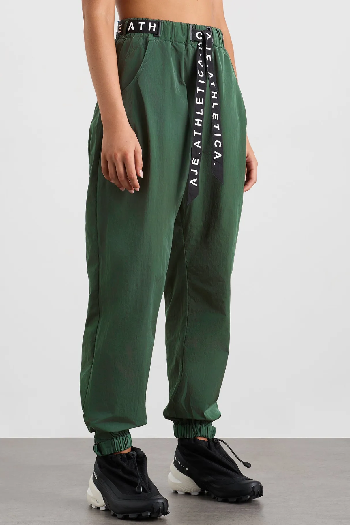 belted_windbreak_pant__2-1.webp Fashion Aje ATHLETICA Belted Windbreak Pant 502 Pine Green