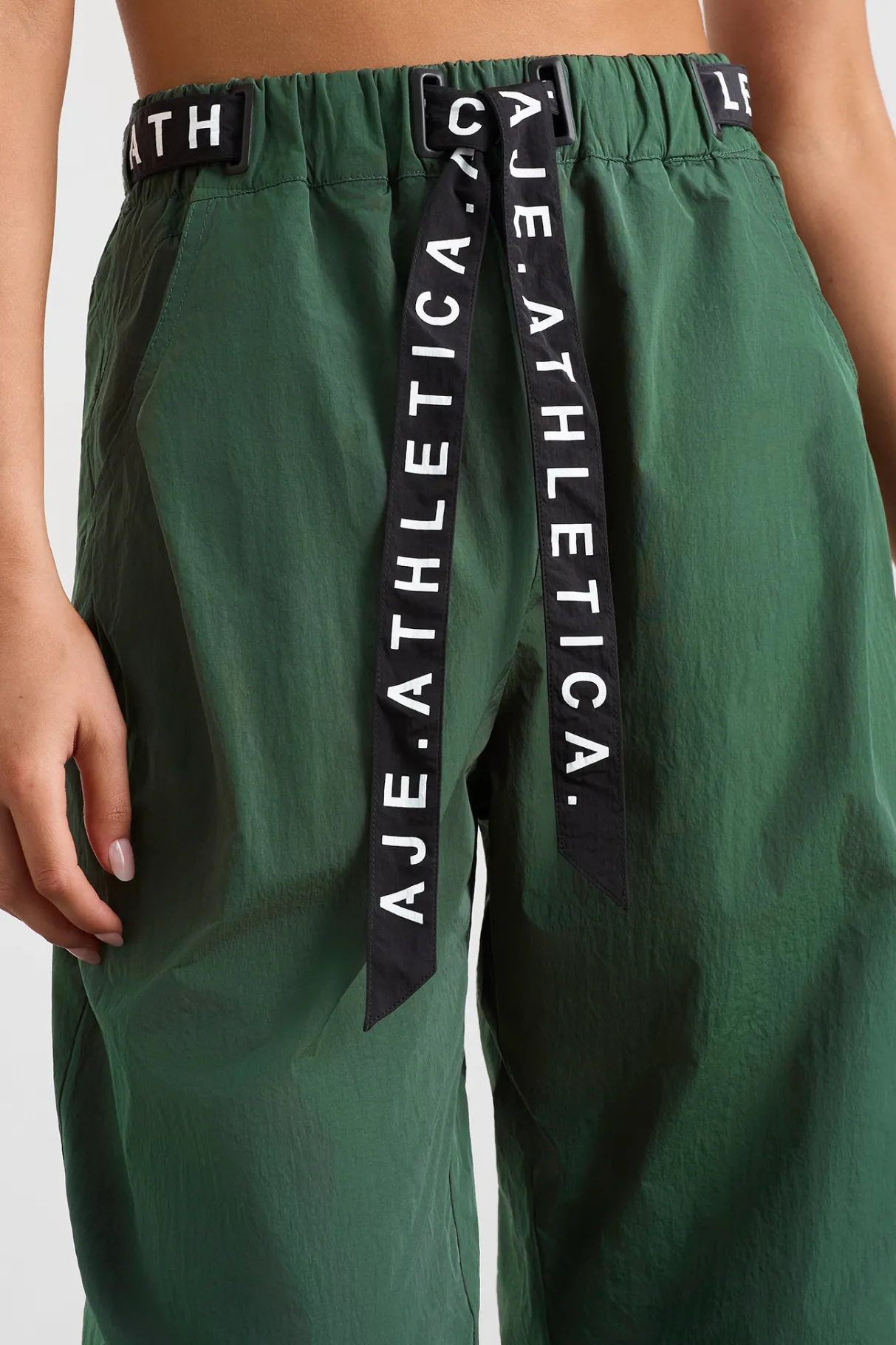 belted_windbreak_pant__3-1.webp Fashion Aje ATHLETICA Belted Windbreak Pant 502 Pine Green