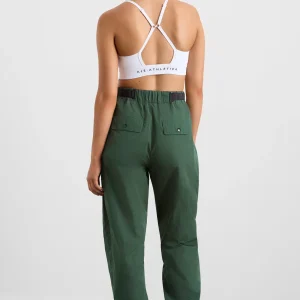 Fashion Aje ATHLETICA Belted Windbreak Pant 502 Pine Green