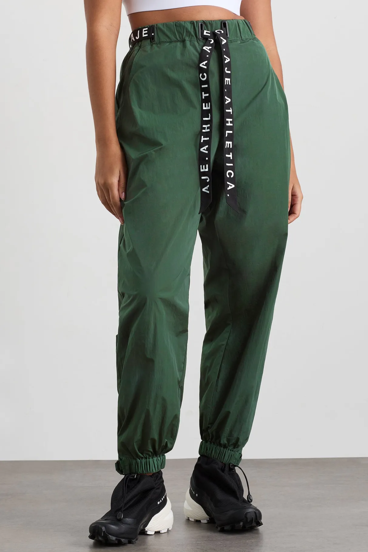 belted_windbreak_pant__7-1.webp Fashion Aje ATHLETICA Belted Windbreak Pant 502 Pine Green
