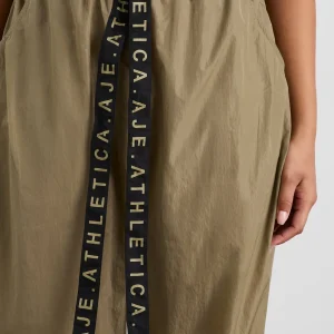 Cheap Aje ATHLETICA Belted Windbreak Pant 502 Soft Khaki Black