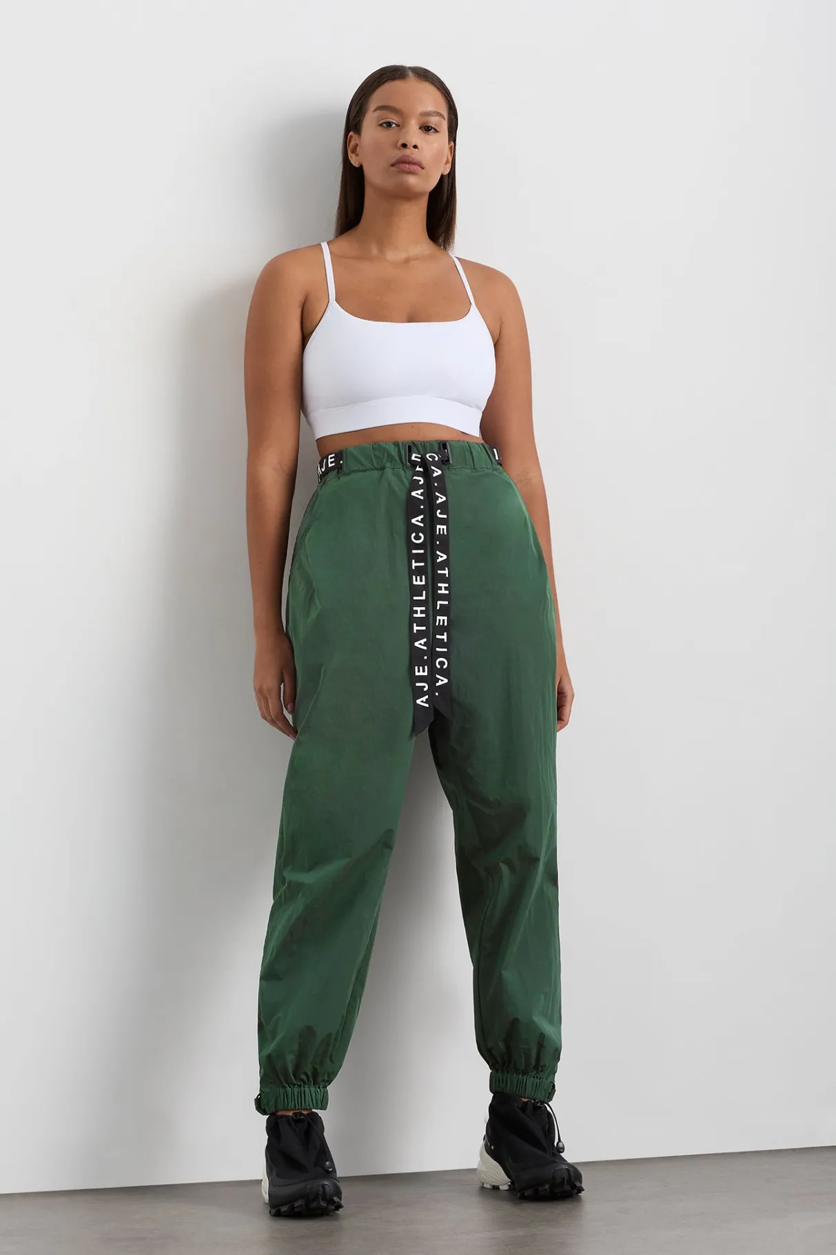 belted_windbreak_pant__9-1.webp Fashion Aje ATHLETICA Belted Windbreak Pant 502 Pine Green