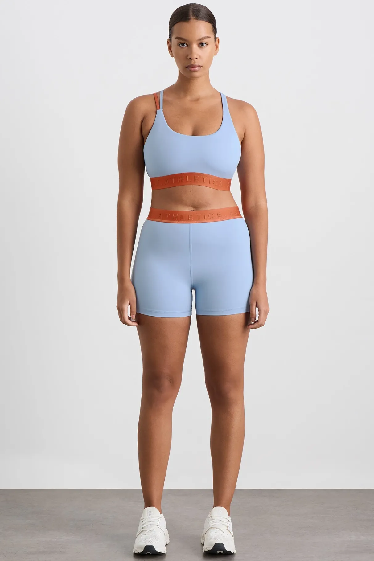 bike_short__11.webp Cheap Aje ATHLETICA Bike Short 017 Steel Blue Copper Orange