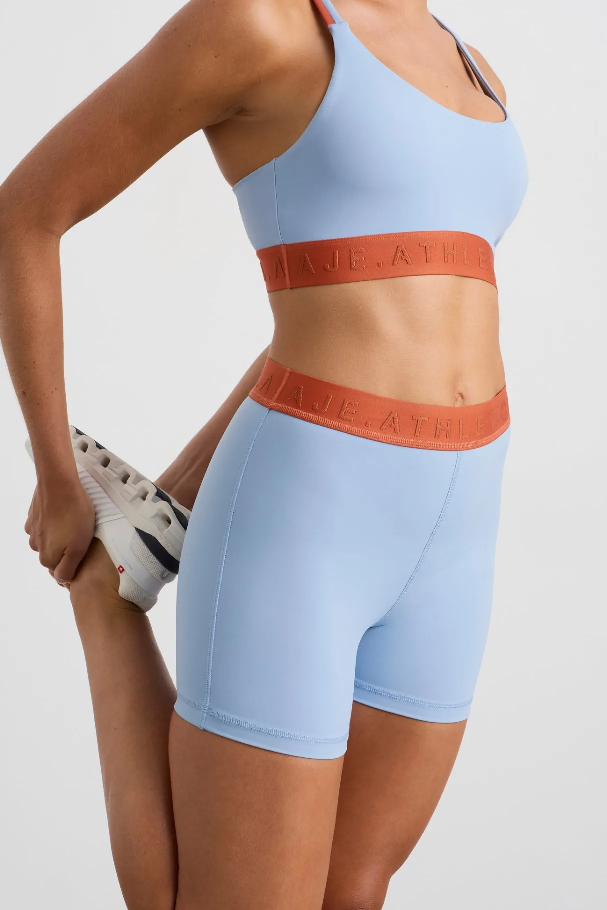 bike_short__3.webp Cheap Aje ATHLETICA Bike Short 017 Steel Blue Copper Orange