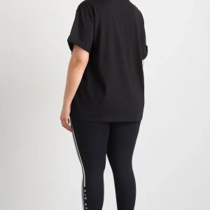 Fashion Aje ATHLETICA Block Logo Boyfriend Tee 102 Black/White