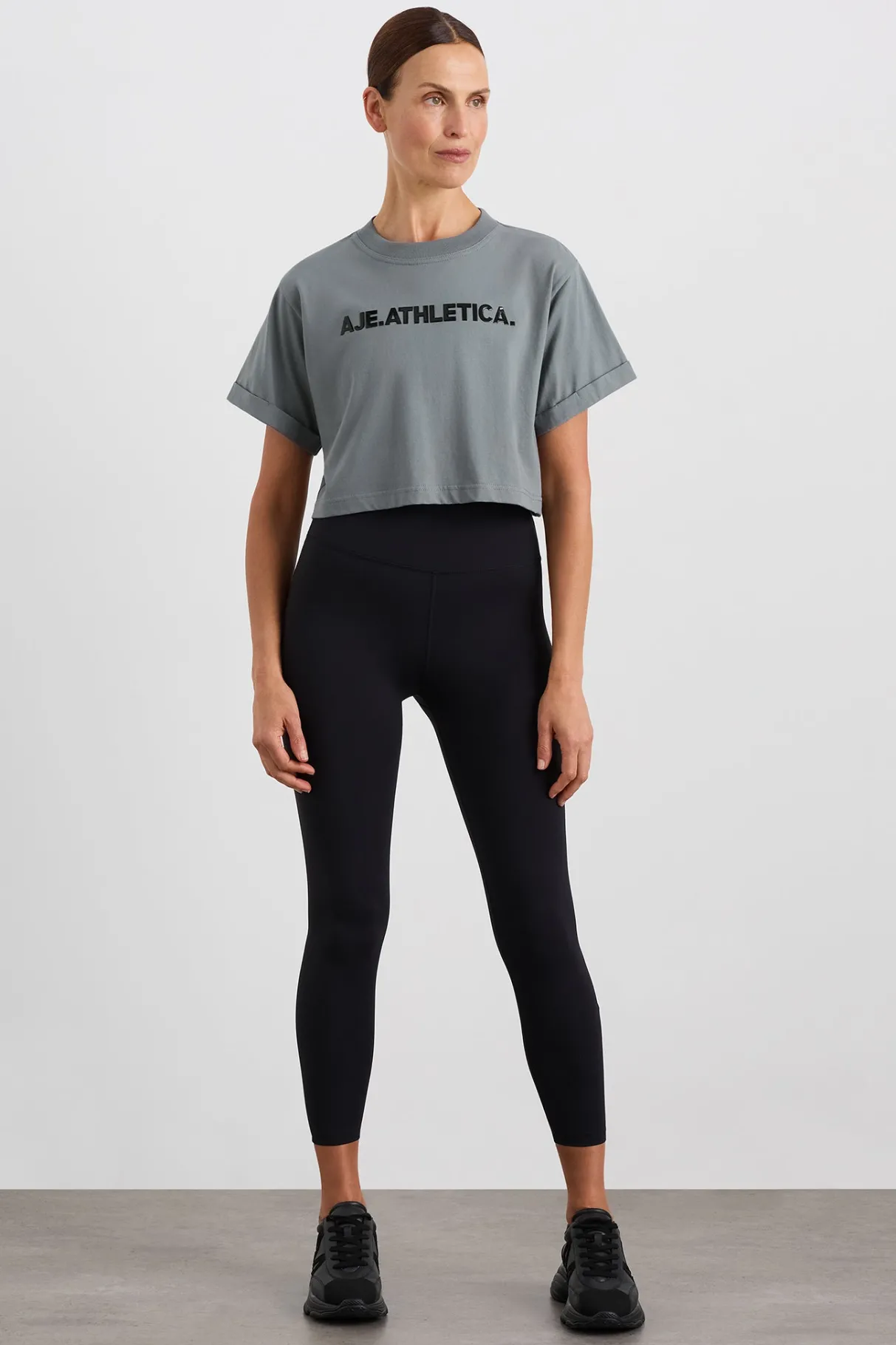 bold_logo_cropped_tee__2.webp Shop Aje ATHLETICA Bold Logo Cropped Tee 105 Slate Surge
